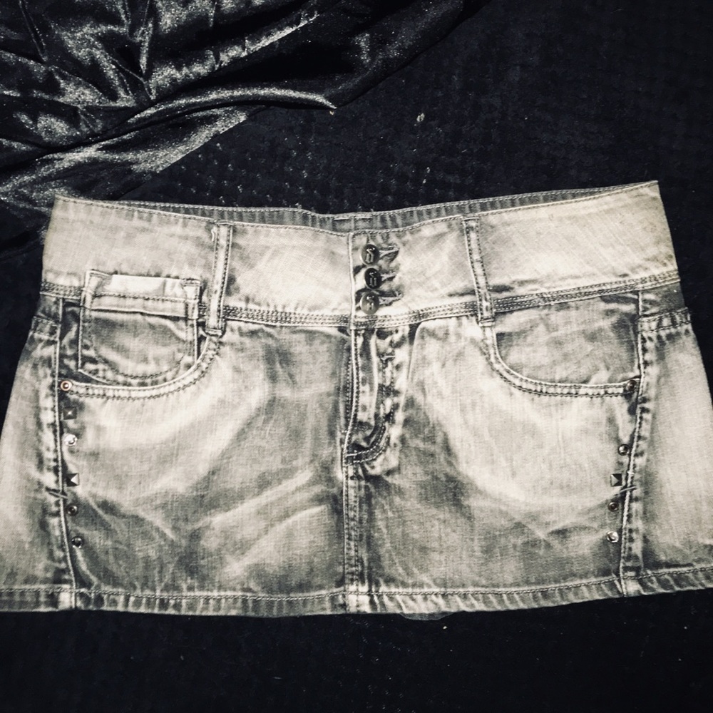 Decree Denim mini skirt 🎀🎀